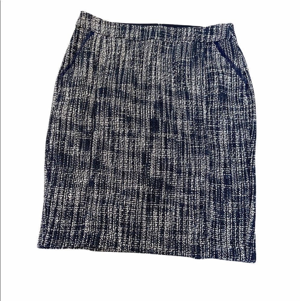 NWOT ATTITUDE JAY MANUEL Tweed Wool Blend Skirt 6